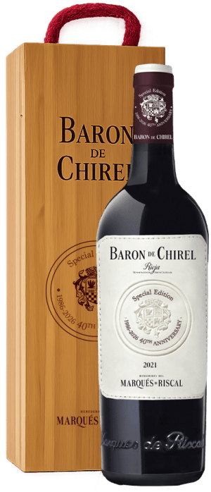 Marqués de Riscal Baron de Chirel – 40th Anniversary Special Edition Rot 2021 75cl