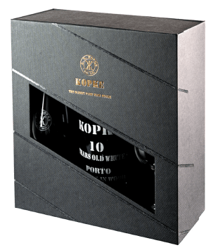 Kopke Group 10 ans Kopke - Coffret a/verres Tawny 75cl