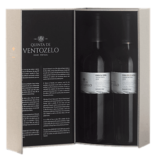  Quinta do Ventozelo Coffret Duet Collection Vinhas 2x75cl Rot 150cl