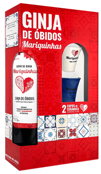  Ginja Mariquinhas Ginja Tradição Mariquinhas + 2 Keramikglas 50cl
