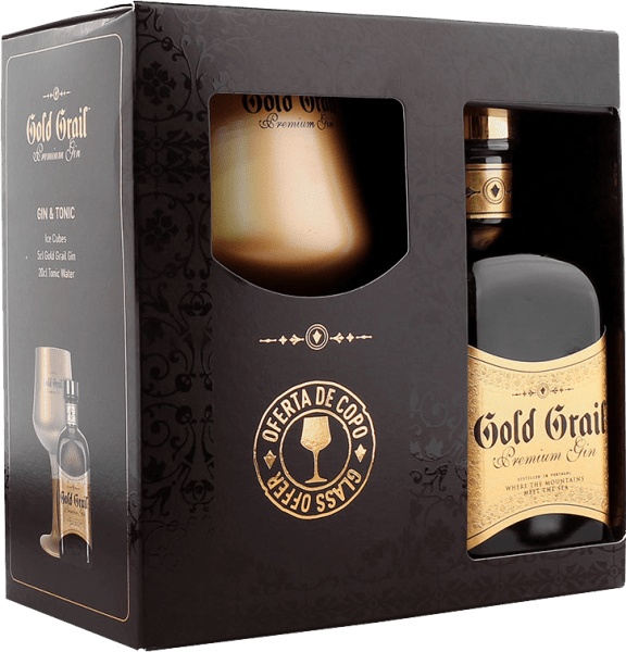  Casa Redondo - Gin Coffret Gold Grail - Premium Gin a/verre 50cl